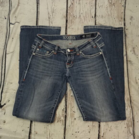 Rock & Roll Denim Denim - Rock & Roll Riding Jean w/Decorative Pockets